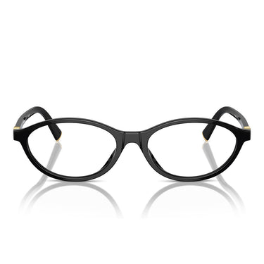 Miu Miu Occhiali da Vista MU09XV 16K1O1 Nero/Trasparente Donna