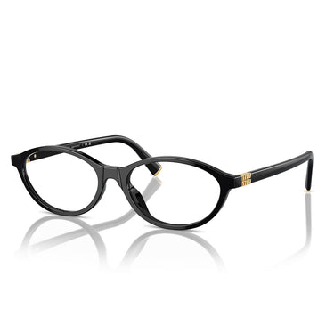 Miu Miu Occhiali da Vista MU09XV 16K1O1 Nero/Trasparente Donna 2