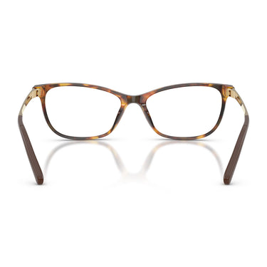 Miu Miu Occhiali da Vista MU09ZV 14L1O1 Marrone Miele Trasparente Donna 4