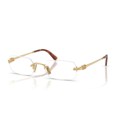 Miu Miu Occhiali da Vista MU50YV 5AK1O1 Oro Trasparente Donna 2