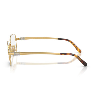 Miu Miu Occhiali da Vista MU51ZV 5AK1O1 Oro/Trasparente Donna
