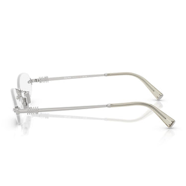 Miu Miu Occhiali da Vista MU53WV 1BC1O1 Argento/Trasparente Donna 2