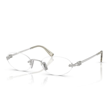 Miu Miu Occhiali da Vista MU53WV 1BC1O1 Argento/Trasparente Donna 1