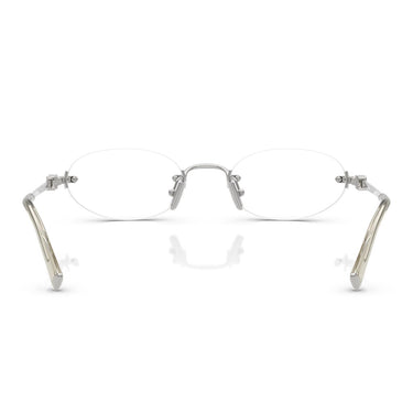 Miu Miu Occhiali da Vista MU53WV 1BC1O1 Argento/Trasparente Donna 3