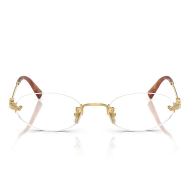 Miu Miu Occhiali da Vista MU53WV 5AK1O1 Oro/Trasparente Donna