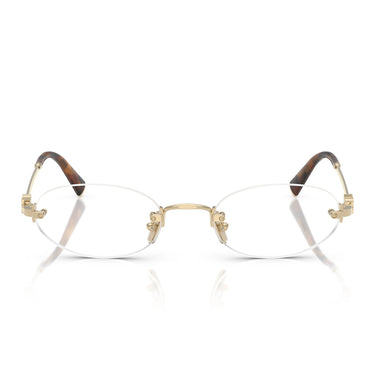 Miu Miu Occhiali da Vista MU53WV ZVN1O1 Oro Pallido Trasparente Donna