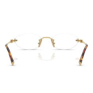 Miu Miu Okulary korekcyjne MUA54S 5AK08N Złoty/Przezroczysty Damskie 3