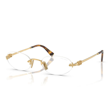 Miu Miu Okulary korekcyjne MUA54S 5AK08N Złoty/Przezroczysty Damskie 1