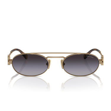 Miu Miu Lunettes de Soleil MU54ZS 7OE5D1 Or/Gris Dégradé Femme