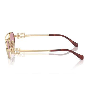 Miu Miu Sonnenbrille MU54ZS ZVN50D Gold/Rosa Damen 3