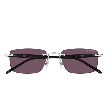 Montblanc Okulary Przeciwsłoneczne MB0344S 002 Czarny-Fioletowy Męskie