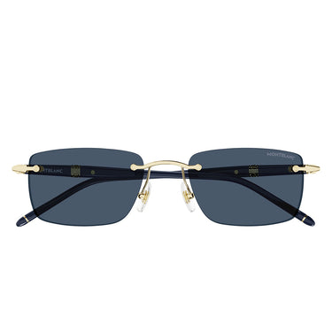 Montblanc Sunglasses MB0344S 003 Gold/Blue Men