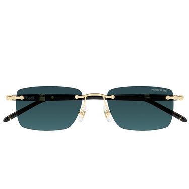 Montblanc Okulary Przeciwsłoneczne MB0344S 008 Czarny/Szary Męskie