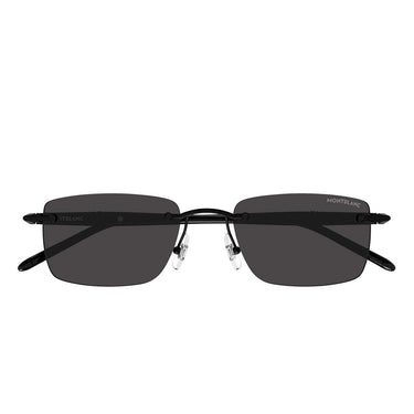 Montblanc Occhiali da Sole MB0344S 011 Nero/Grigio Uomo