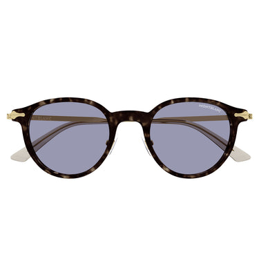 Montblanc Sonnenbrille MB0362S 002 Havana/Hellblau Herren
