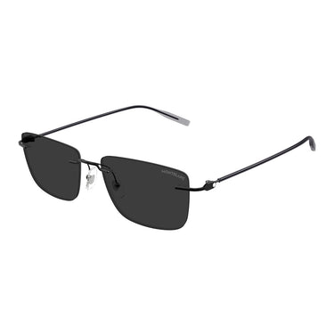 Montblanc Occhiali da Sole MB0429S 001 Nero Grigio Uomo 1