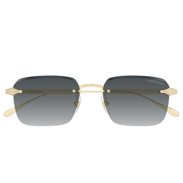 Montblanc Occhiali da Sole MB0456S 001 Oro Grigio Uomo