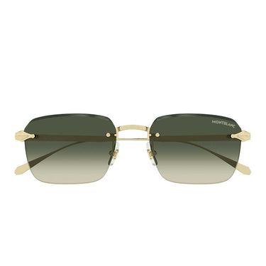 Montblanc Occhiali da Sole MB0456S 004 Oro/Verde Uomo