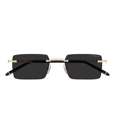 Montblanc Occhiali da Sole MB0482S 001 Oro/Grigio Uomo