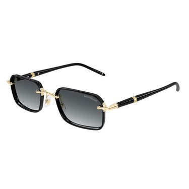 Montblanc Occhiali da Sole MB0483S 001 Oro Grigio Sfumato Uomo 2