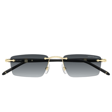 Montblanc Occhiali da Sole MB0484S 001 Oro Nero Grigio Uomo