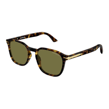 Montblanc Occhiali da Sole MB0516S 003 Marrone/Verde Uomo 2