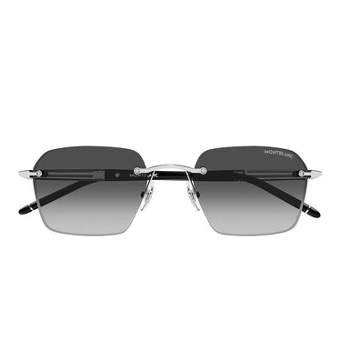 Montblanc Occhiali da Sole MB0526S 001 Argento/Grigio Uomo