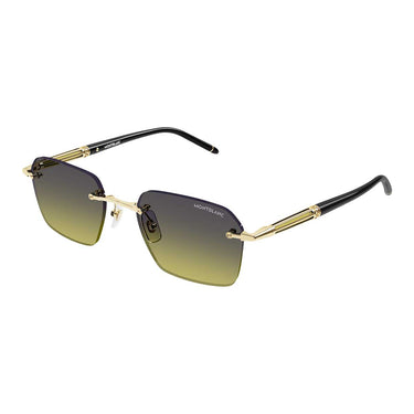 Montblanc Occhiali da Sole MB0526S 004 Oro/Grigio Uomo 2