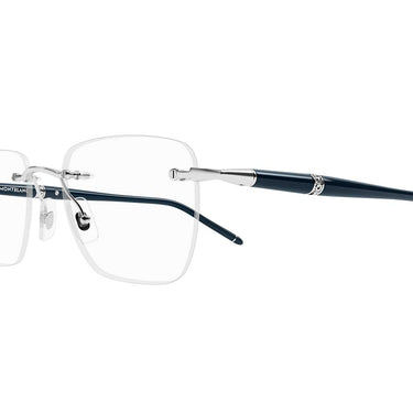 Montblanc Occhiali da Vista MB0346O 002 ArgentoBlu/Trasparente Uomo 3
