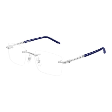 Montblanc Occhiali da Vista MB0444O 003 Argento Trasparente Uomo 1