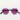 Moscot Okulary Przeciwsłoneczne SMENDRIK Srebrny Srebrny/Fuksja Unisex