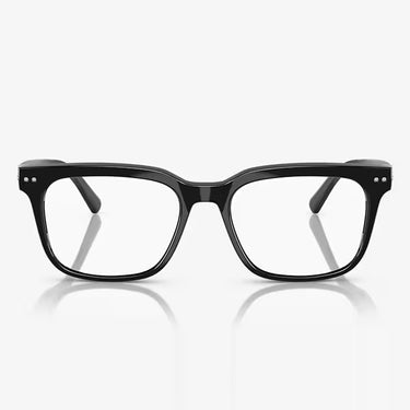 Nuance Audio Occhiali Acustici AW5001 04 Square 54 Nero Lucido/Trasparente Grigio Unisex Fotocromatici