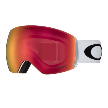Oakley Maschera da Neve OO7050 705035 Flight Deck L Bianco Opaco Prizm 2