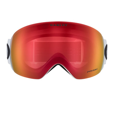 Oakley Maschera da Neve OO7050 705035 Flight Deck L Bianco Opaco Prizm