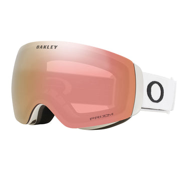 Oakley Maschera da Neve OO7064 7064C9 Flight Deck M Bianco Opaco Prizm Rose Gold 2