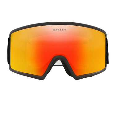 Oakley Maschera da Neve OO7120 712003 Target Line L Nero Opaco Fire Iridium