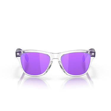 Oakley Okulary Przeciwsłoneczne OJ9009 900903 Frogskins XXS Przezroczyste/Fioletowe Dziecięce