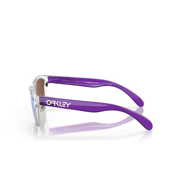 Oakley Okulary Przeciwsłoneczne OJ9009 900903 Frogskins XXS Przezroczyste/Fioletowe Dzieci 3