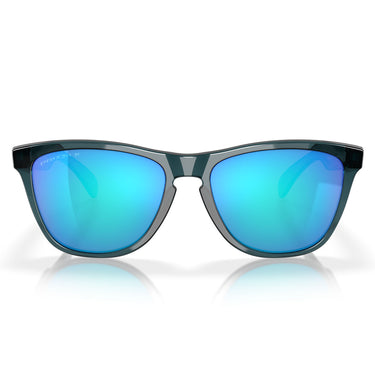 Oakley Okulary Przeciwsłoneczne OO9013 9013F6 Frogskins Czarny-Niebieski Unisex Polaryzowane