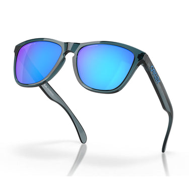 Oakley Okulary Przeciwsłoneczne OO9013 9013F6 Frogskins Czarny-Niebieski Unisex Polaryzowane 5