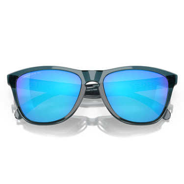 Oakley Okulary Przeciwsłoneczne OO9013 9013F6 Frogskins Czarny-Niebieski Unisex Polaryzowane 4