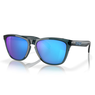 Oakley Okulary Przeciwsłoneczne OO9013 9013F6 Frogskins Czarny-Niebieski Unisex Polaryzowane 1
