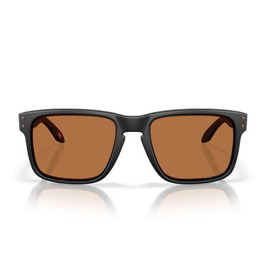 Oakley Occhiali da Sole OO9102 9102AM Holbrook Nero Opaco/Prizm Bronze Unisex Polarizzati