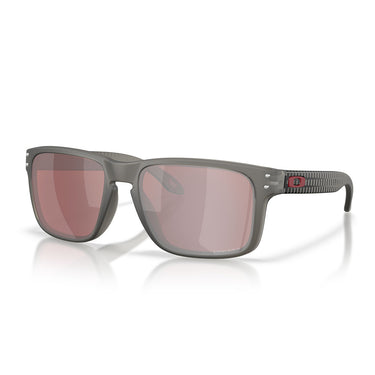 Oakley Occhiali da Sole OO9102 9102AR Holbrook Grigio Opaco Prizm Snow Black Iridium Unisex 2