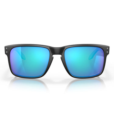 Oakley Okulary Przeciwsłoneczne OO9102 9102F0 Holbrook Czarny Mat/Prizm Sapphire Unisex Polaryzowane