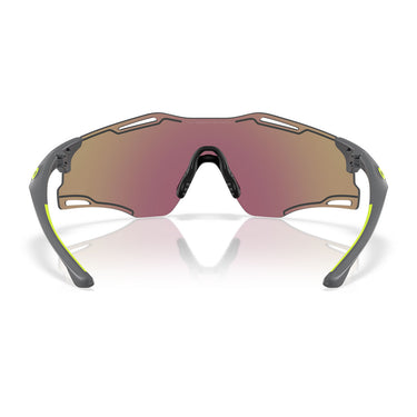 Oakley Occhiali da Sole OO9512D 951212 Cybr Zero Carbonio Opaco Prizm Sapphire Unisex 6