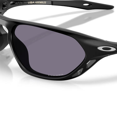 Oakley Occhiali da Sole OO9537 953701 Cage Jacket Nero Opaco Prizm Grey Unisex 5