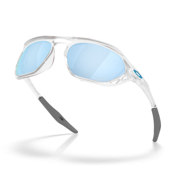 Oakley Occhiali da Sole OO9537 953702 Cage Jacket Trasparente Opaco Prizm Deep Water Unisex Polarizzati 3