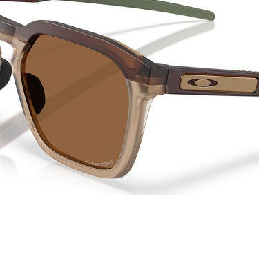 Oakley Occhiali da Sole OO9555 955502 HSTN SQ 2.0 Rootbeer Opaco Prizm Bronze Unisex 5