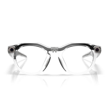 Oakley Occhiali da Vista OW8002 800205 Meta HSTN Trasparente Trasparente Grigio Unisex Fotocromatic